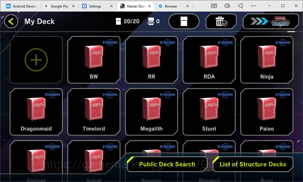 Yu-Gi-Oh! Master Duel Accounts Lv 18 | 20 Deck |VSK9,DragonMaid,Yummy,Maliss,Drac image 2