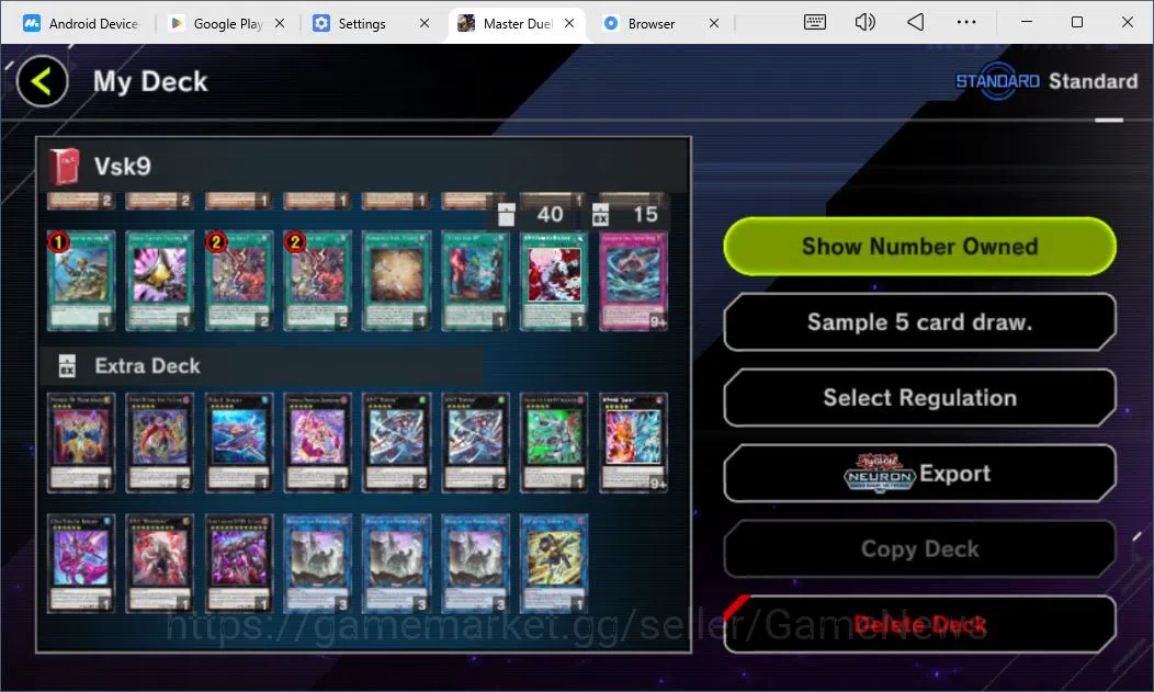 Yu-Gi-Oh! Master Duel Accounts Lv 18 | 20 Deck |VSK9,DragonMaid,Yummy,Maliss,Drac image 5