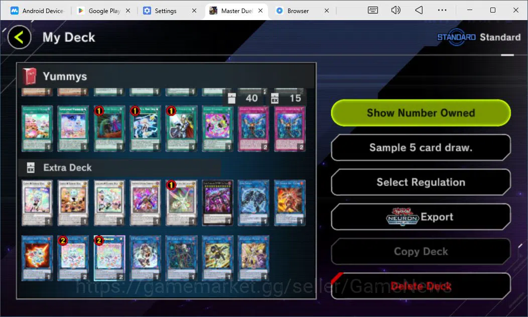 Yu-Gi-Oh! Master Duel Accounts Lv 18 | 20 Deck |VSK9,DragonMaid,Yummy,Maliss,Drac image 9