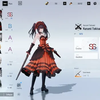Punishing: Gray Raven Accounts Starter EU |Starter Lv 7|1 Coating| Collab SS Kurumi Tokisaki, A Jetavie Daybreak |1 S