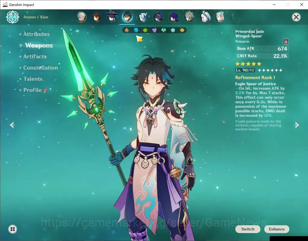 Genshin Impact Accounts Asia|AR60|13Limited+9(*5WP)|(Mualani,Ayaka,Kazuha, image 9