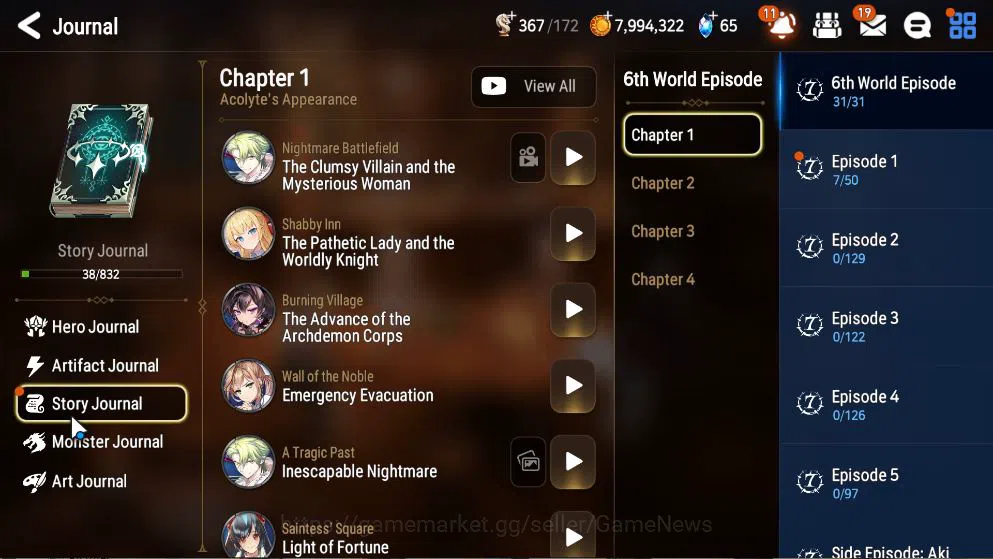 Epic Seven Accounts GLOBAL Unverif|New Era|2 ML(Harsetti, TE Kayron)+  image 17