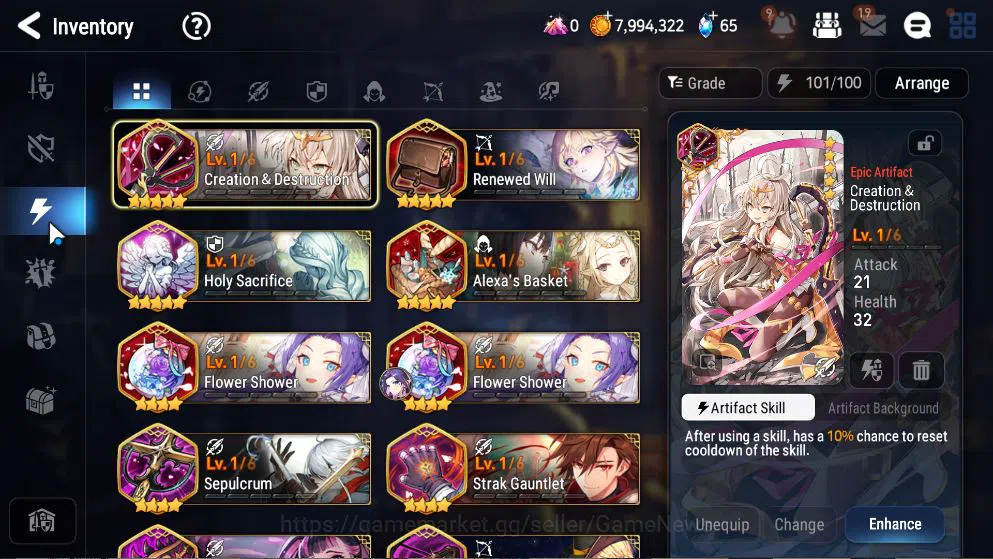 Epic Seven Accounts GLOBAL Unverif|New Era|2 ML(Harsetti, TE Kayron)+  image 8