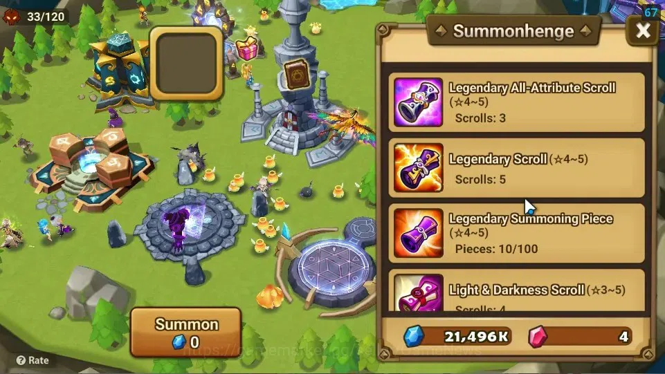 Summoners War: Sky Arena Accounts Starter ASIA|Lv 26|Ready Gacha|103 12 YSC + 160 11 YSC + 3 LAAS + 5 LS + 4 LDS + 121 MS |1 11