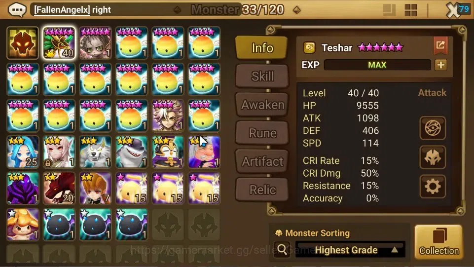 Summoners War: Sky Arena Accounts Starter ASIA|Lv 26|Ready Gacha|103 12 YSC + 160 11 YSC + 3 LAAS + 5 LS + 4 LDS + 121 MS |1 8