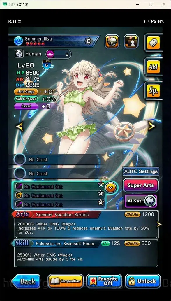 Grand Summoners Accounts Mid-Game Global | Rank 40|9 Ascend|Shirou Emiya 6* TW,Summer Miyu TW,Miranda TW,Quickfang Jay TW 10