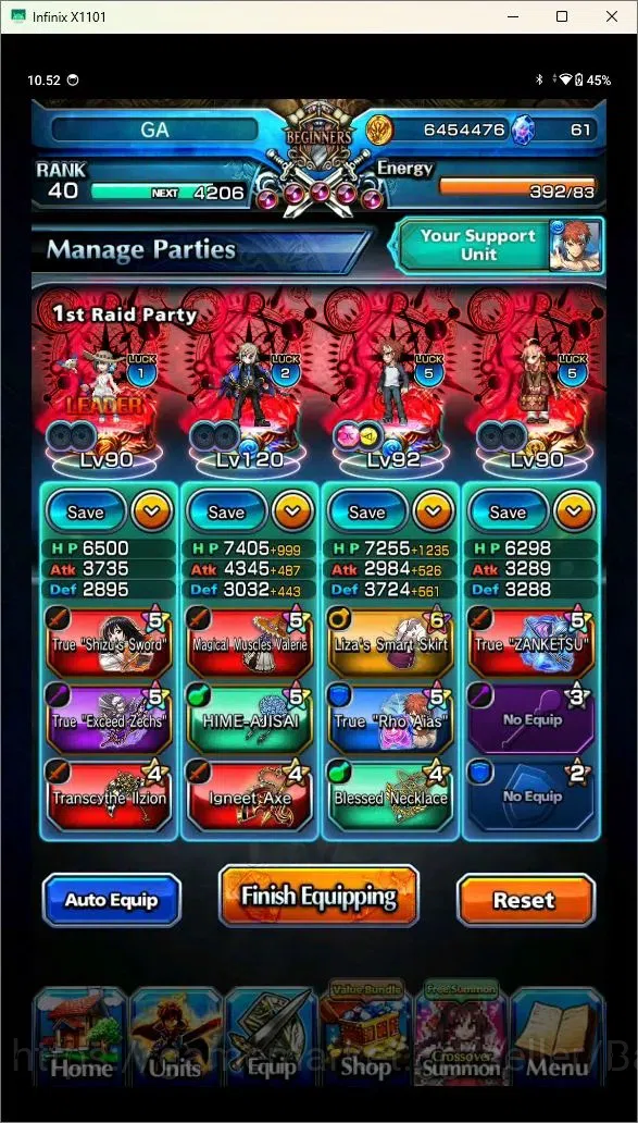 Grand Summoners Accounts Mid-Game Global | Rank 40|9 Ascend|Shirou Emiya 6* TW,Summer Miyu TW,Miranda TW,Quickfang Jay TW 3
