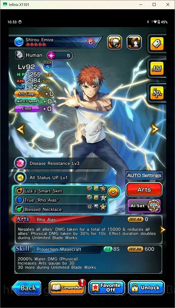 Grand Summoners Accounts Mid-Game Global | Rank 40|9 Ascend|Shirou Emiya 6* TW,Summer Miyu TW,Miranda TW,Quickfang Jay TW 7