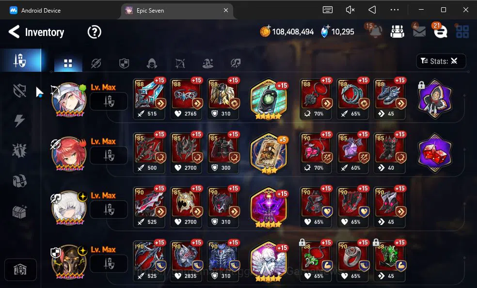 Epic Seven Accounts GLOBAL Unverif|New Era|13 ML(Notos,LOTScales,Belia image 16