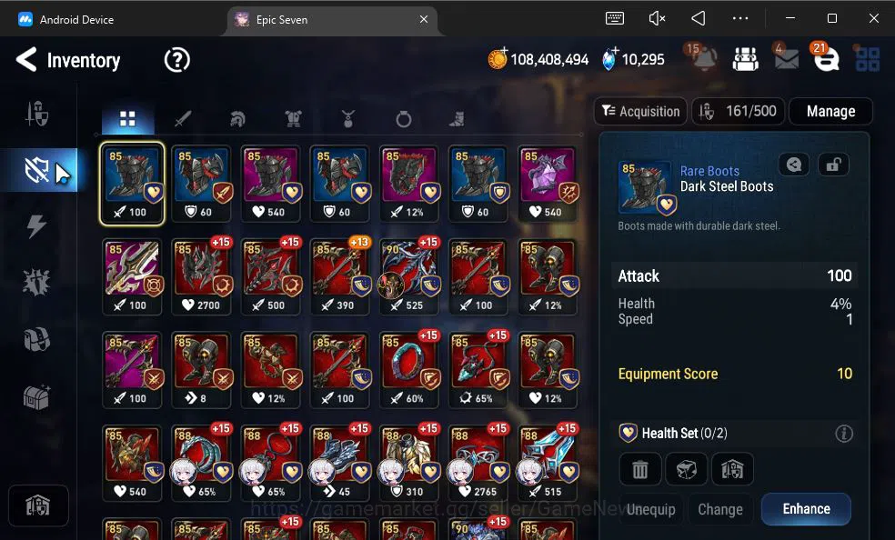 Epic Seven Accounts GLOBAL Unverif|New Era|13 ML(Notos,LOTScales,Belia image 17