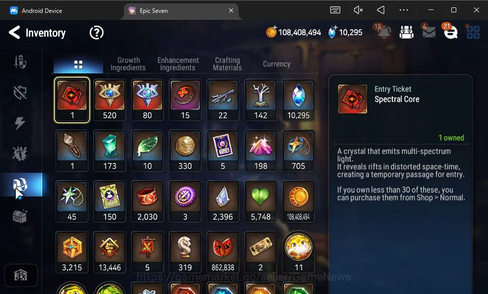 Epic Seven Accounts GLOBAL Unverif|New Era|13 ML(Notos,LOTScales,Belia image 20