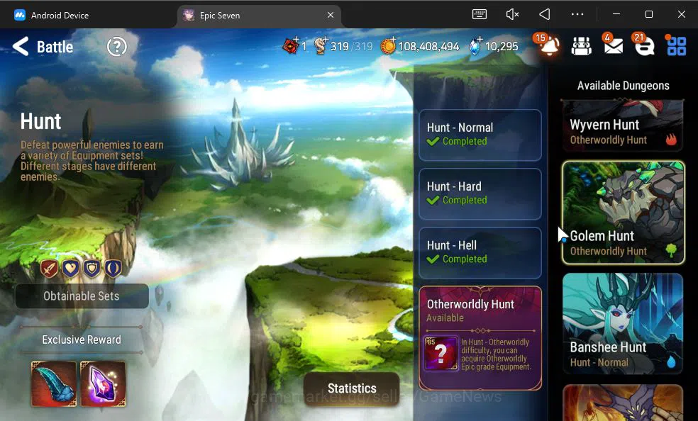 Epic Seven Accounts GLOBAL Unverif|New Era|13 ML(Notos,LOTScales,Belia image 8