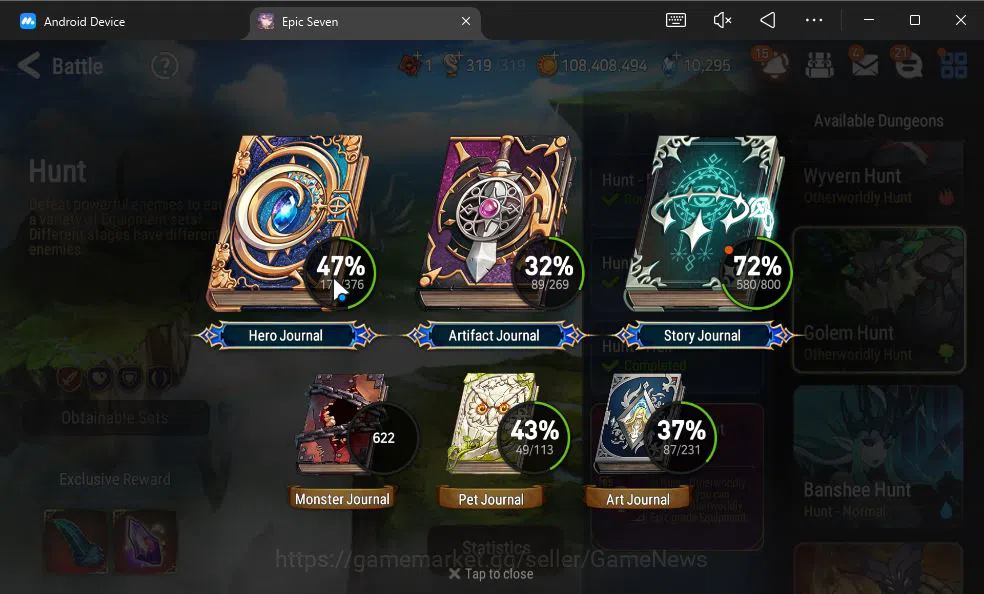 Epic Seven Accounts GLOBAL Unverif|New Era|13 ML(Notos,LOTScales,Belia image 9