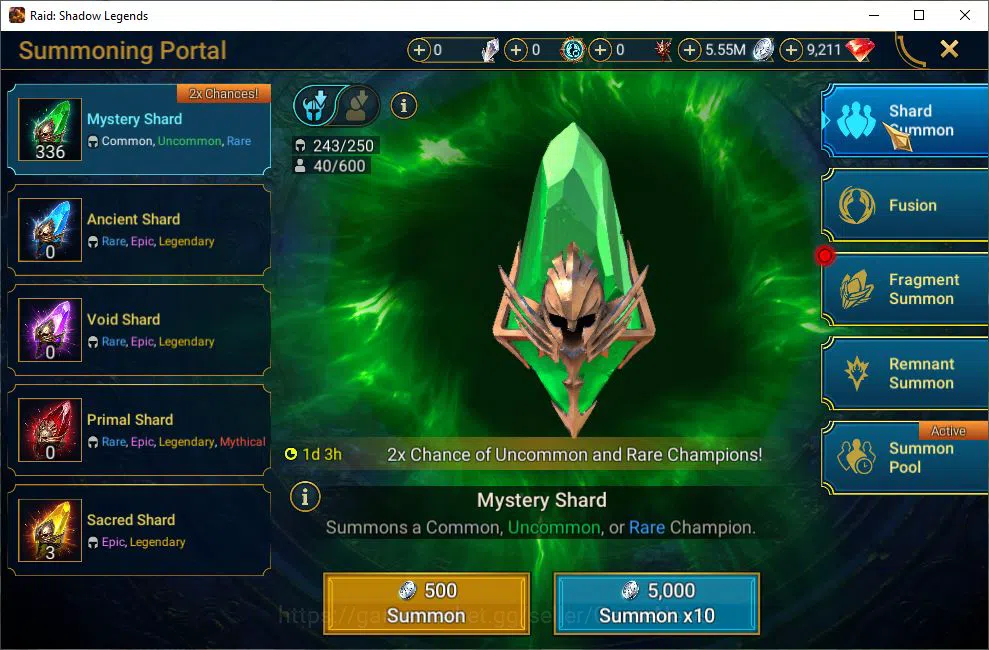 Raid: Shadow Legends Accounts Starter Lv6 612K Power|1 Mythic(Ashnar)+20 13