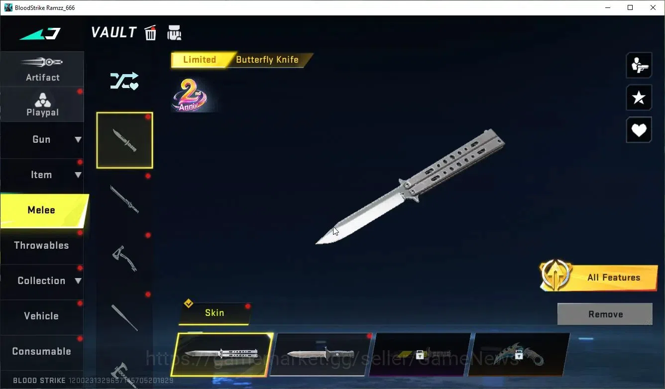 Blood Strike Accounts ASIA|ETERNAL JET-Comet+Collab 7DS [Elizabeth,AK47, image 11