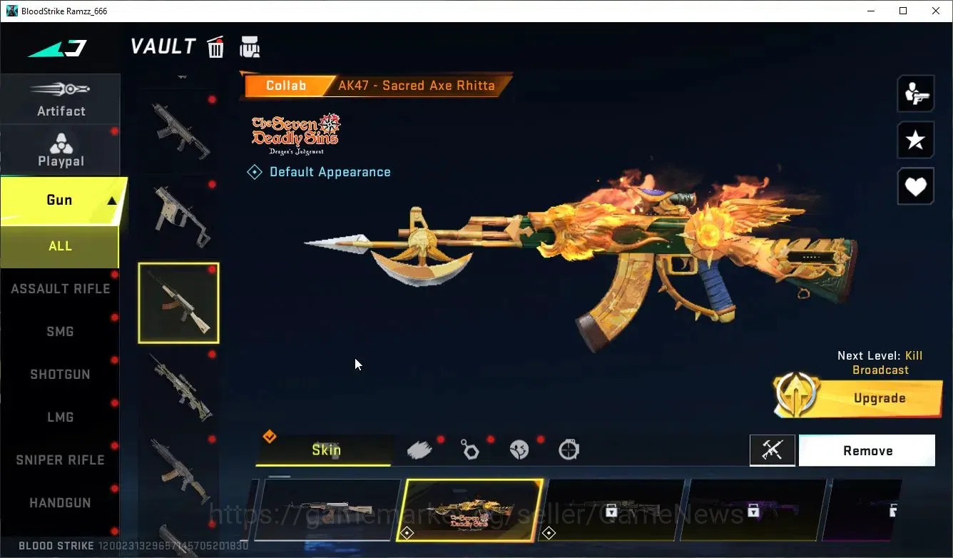 Blood Strike Accounts ASIA|ETERNAL JET-Comet+Collab 7DS [Elizabeth,AK47, image 12