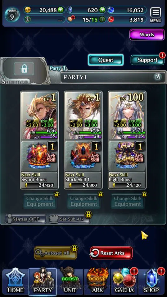 Last Cloudia Accounts GLOBAL | Starter Rank 9 | Ascended Roland, Goddess image 3