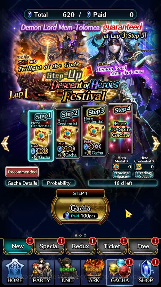 Last Cloudia Accounts GLOBAL | Starter Rank 9 | Ascended Roland, Goddess image 7