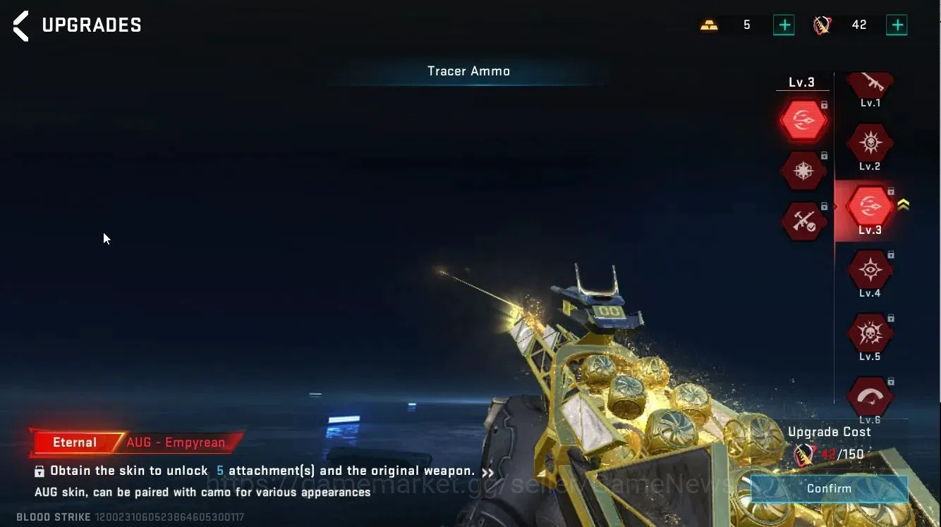 Blood Strike Accounts ASIA|ETERNAL [DEagle,AUG-Empyrean Lv3]|Collab TR[J image 13