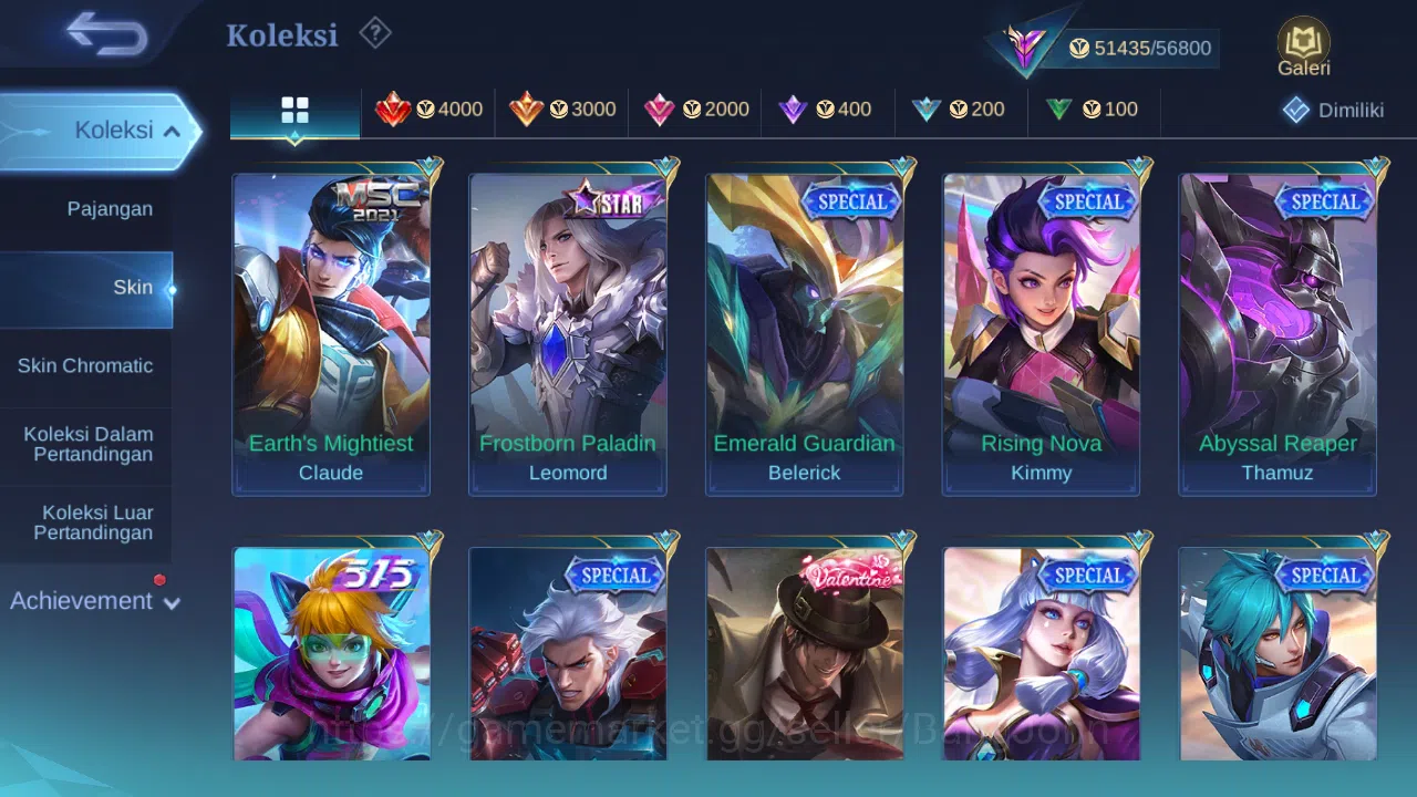Mobile Legends: Bang Bang Accounts Hero 130 Skin 224 | Collector Yuzhong | Prime Beat image 10