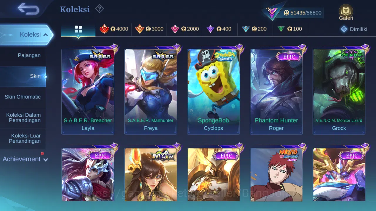Mobile Legends: Bang Bang Accounts Hero 130 Skin 224 | Collector Yuzhong | Prime Beat image 5