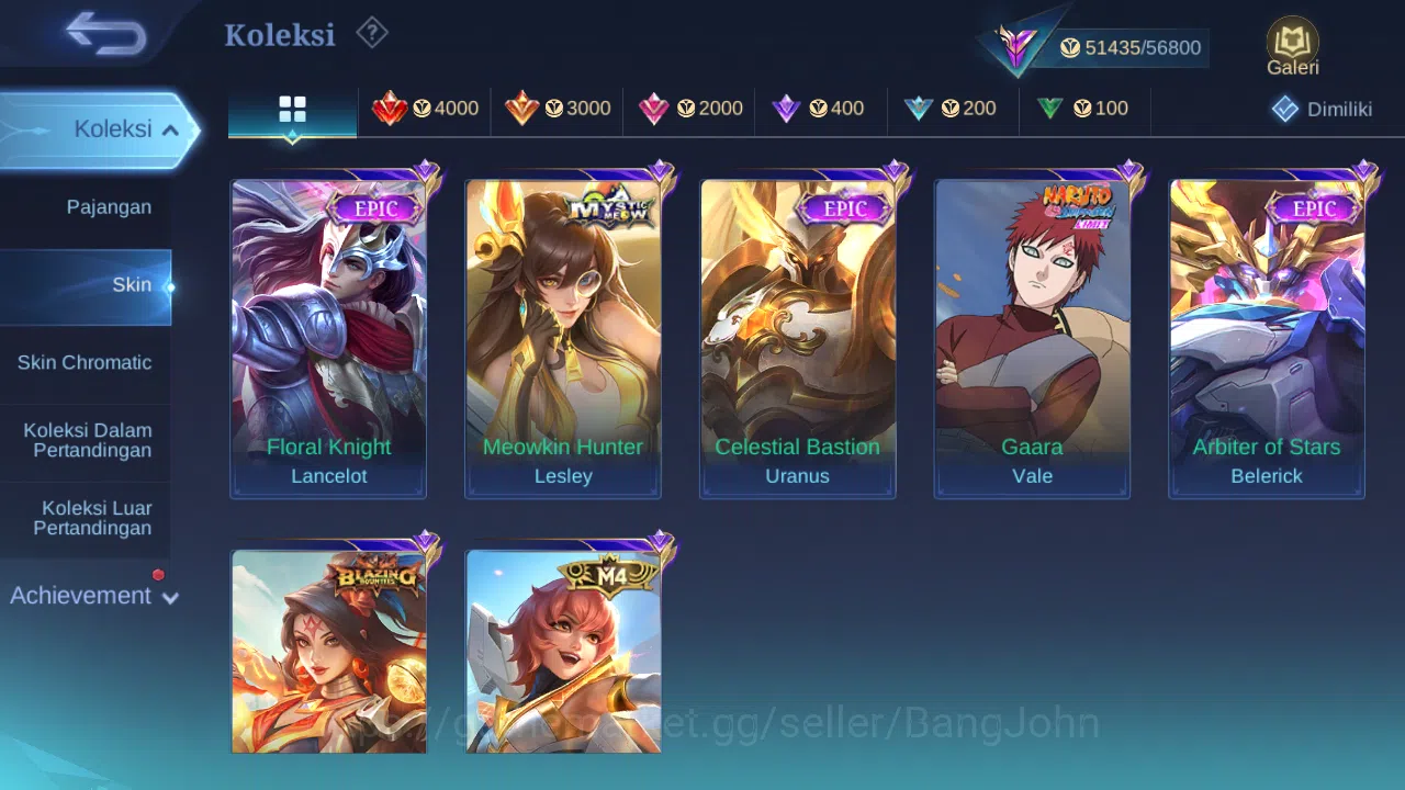 Mobile Legends: Bang Bang Accounts Hero 130 Skin 224 | Collector Yuzhong | Prime Beat image 6