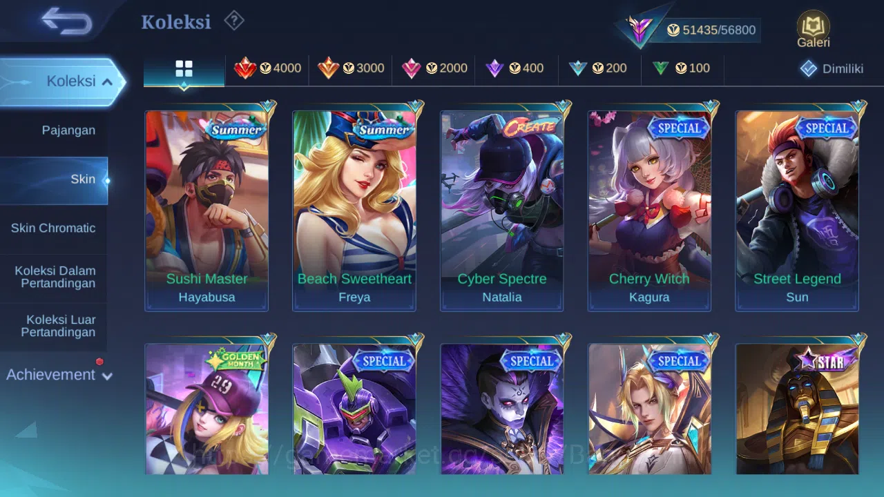 Mobile Legends: Bang Bang Accounts Hero 130 Skin 224 | Collector Yuzhong | Prime Beat image 8