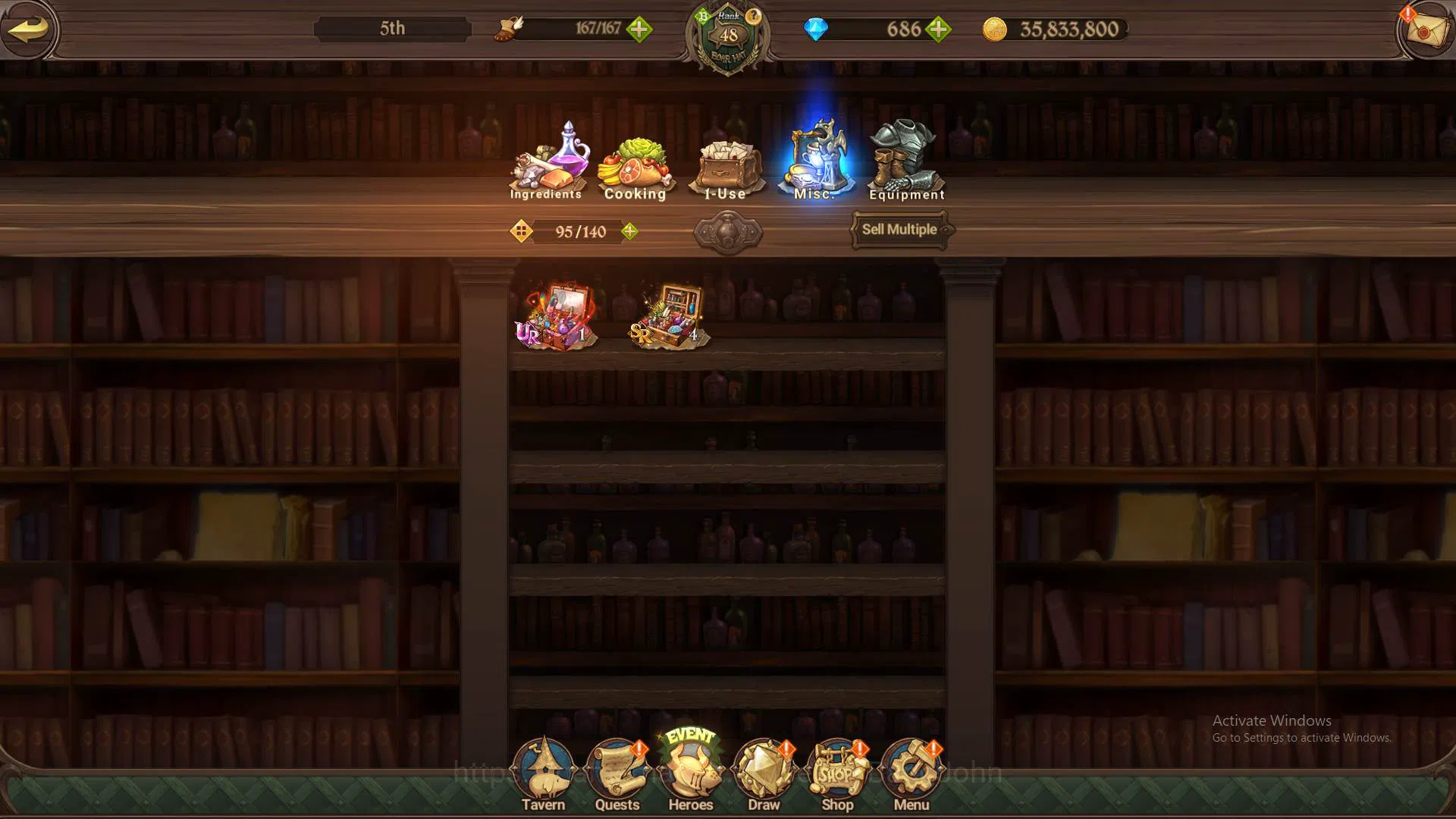 The Seven Deadly Sins: Grand Cross Accounts Others GLOBAL|1.1M CC|DM 686|LR Helbram|UR Meresca4/6,DKM,Gowther2/6,etc|Detail 10