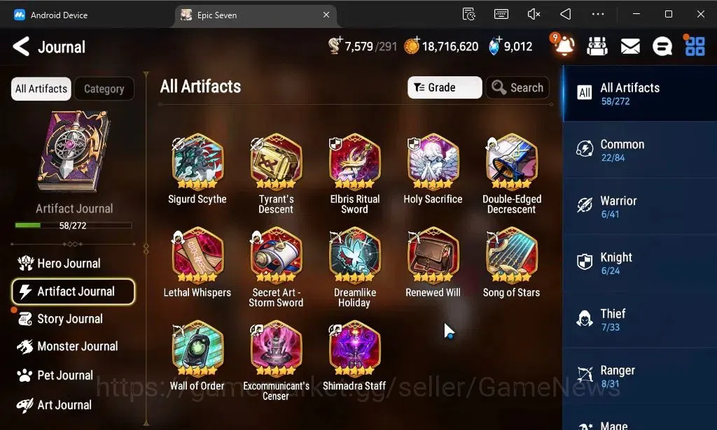 Epic Seven Accounts GLOBAL Unverif|New Era|7 ML(Rhianna and Luciella,L image 9