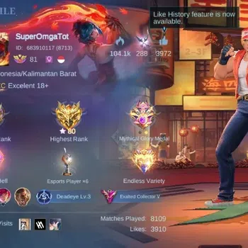 Mobile Legends: Bang Bang Accounts Others Global|Skin 316|Exalted|Legend Franco,Sanrio Claude+Floryn,KOF