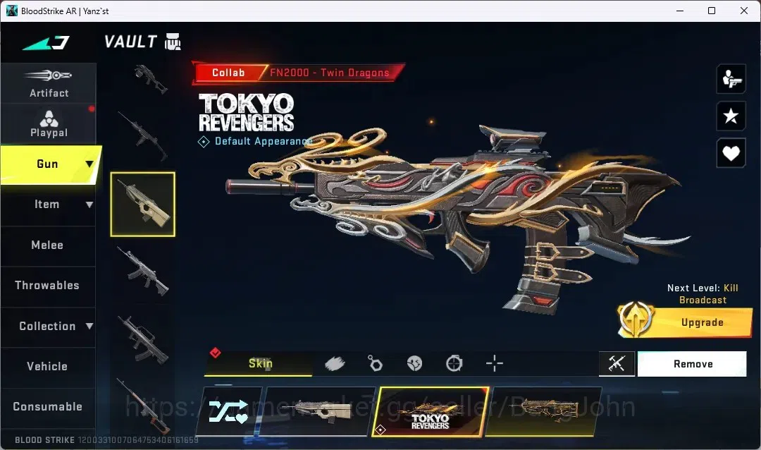 Blood Strike Accounts ASIA | ETERNAL: Desert Eagle-Scorpius |COLLAB: 3 7 image 10