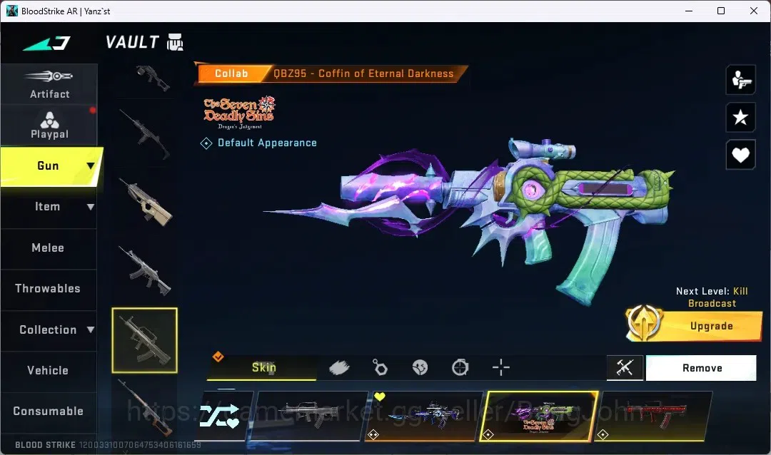 Blood Strike Accounts ASIA | ETERNAL: Desert Eagle-Scorpius |COLLAB: 3 7 image 11