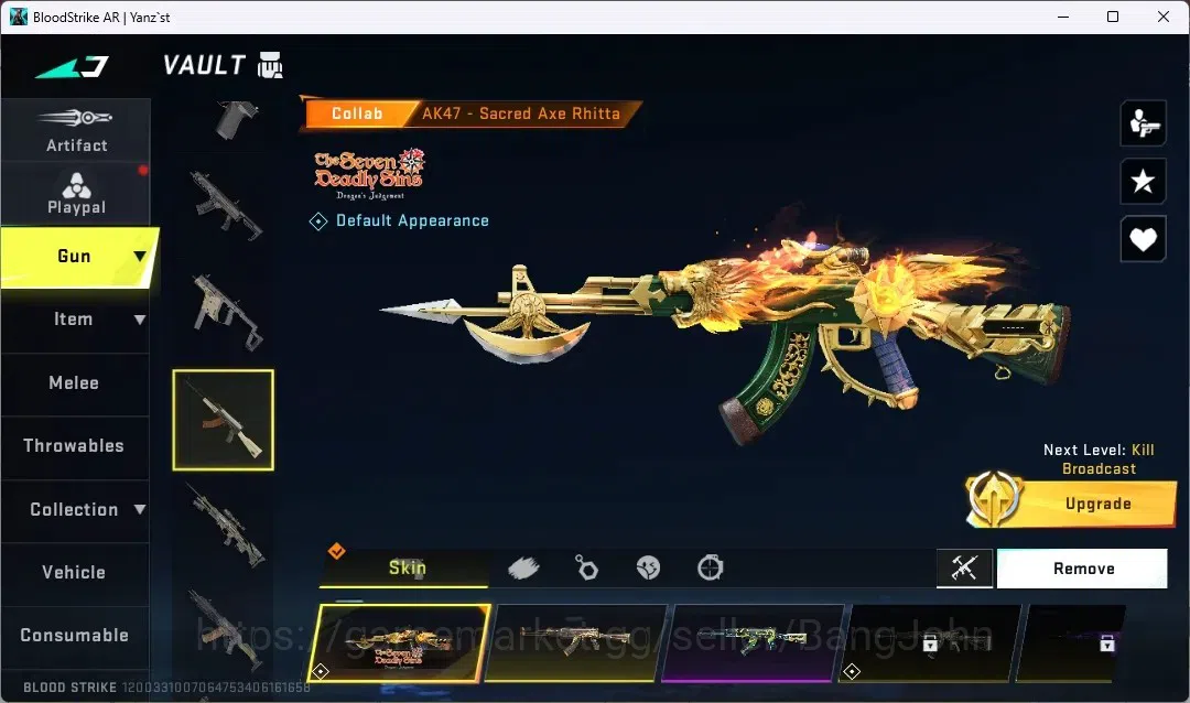 Blood Strike Accounts ASIA | ETERNAL: Desert Eagle-Scorpius |COLLAB: 3 7 image 4