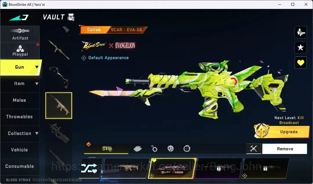 Blood Strike Accounts ASIA | ETERNAL: Desert Eagle-Scorpius |COLLAB: 3 7 image 7