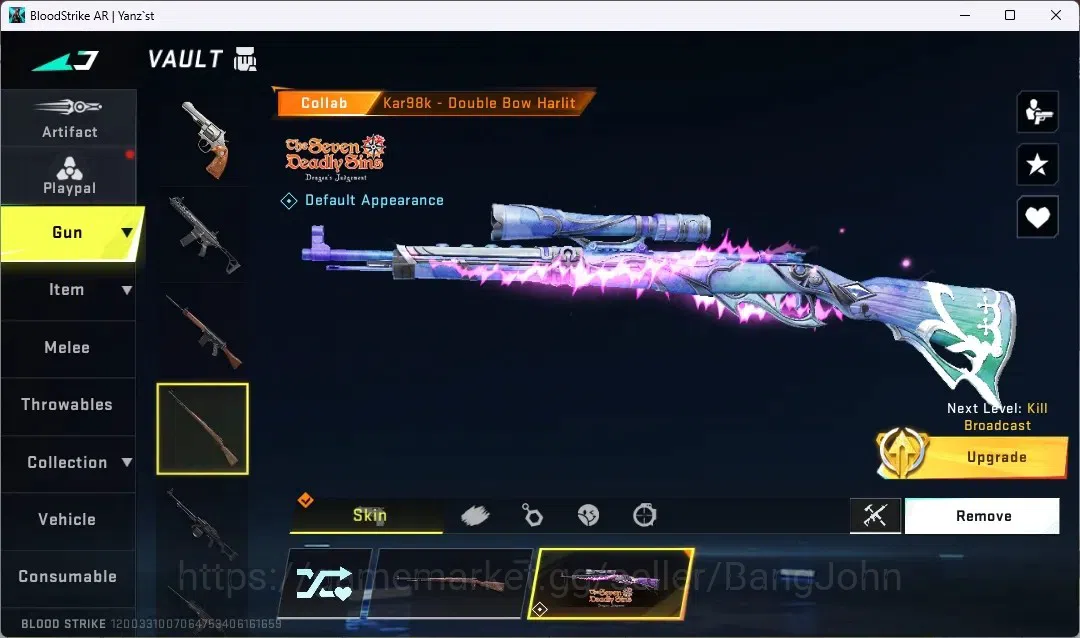 Blood Strike Accounts ASIA | ETERNAL: Desert Eagle-Scorpius |COLLAB: 3 7 image 9