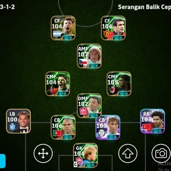 eFootball Accounts Legends & Iconic Players Android|PW 3215|Epic Nedved Pepe Cantona Seedorf Gerrard Gattuso Berbatov