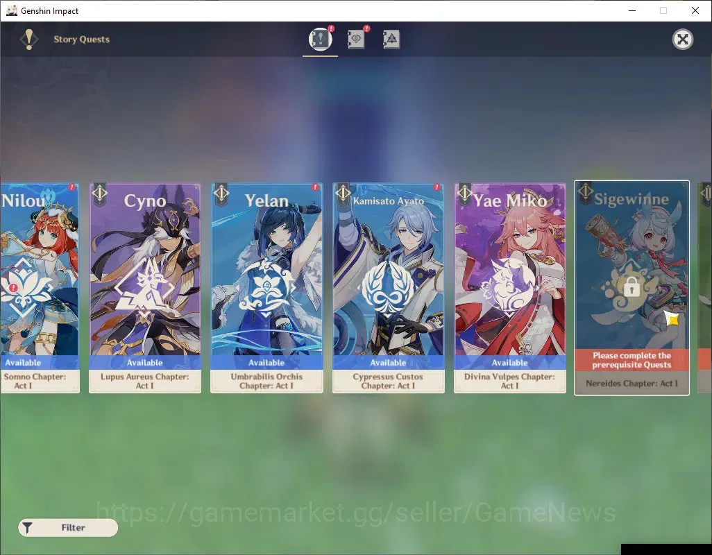Genshin Impact Accounts Asia|AR 56|5 Limited + 3 (*5 Weapon)|Semi Prem Ski image 16