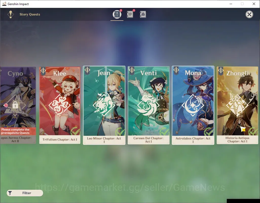 Genshin Impact Accounts Asia|AR 56|5 Limited + 3 (*5 Weapon)|Semi Prem Ski image 17
