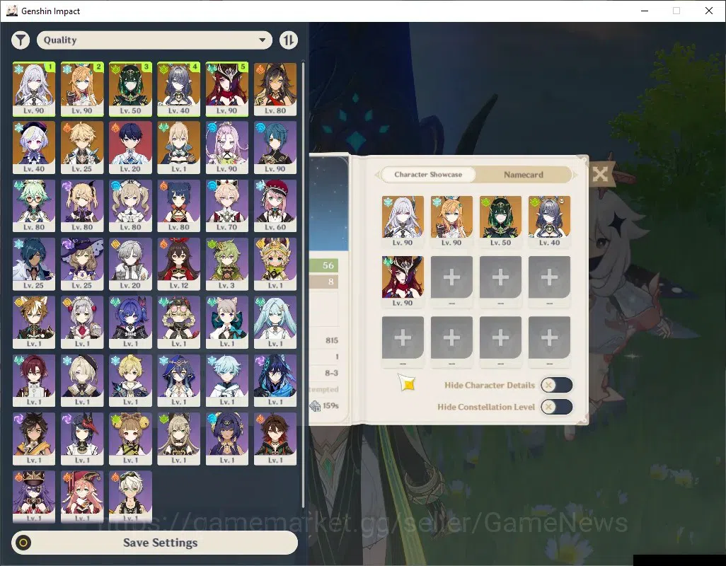 Genshin Impact Accounts Asia|AR 56|5 Limited + 3 (*5 Weapon)|Semi Prem Ski image 2