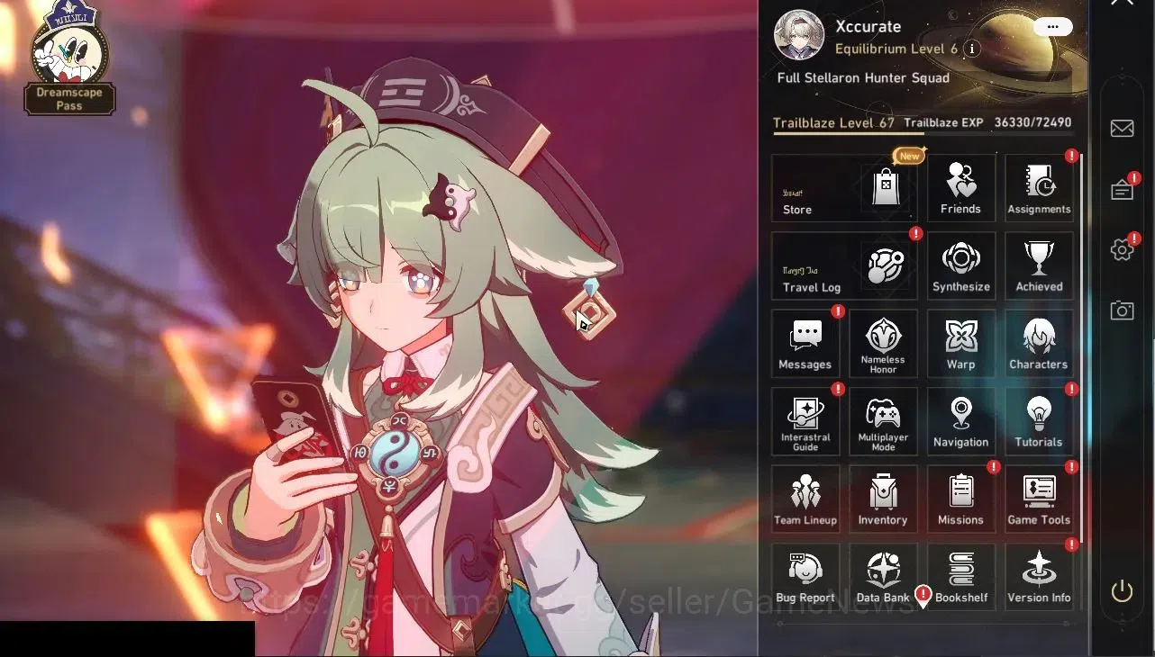 Honkai Star Rail Accounts Asia|Free Gi|TL 67|12 Limited|Mortenax Blade,Phain image 3
