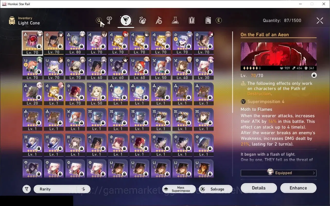 Honkai Star Rail Accounts Asia|Free Gi|TL 67|12 Limited|Mortenax Blade,Phain image 7