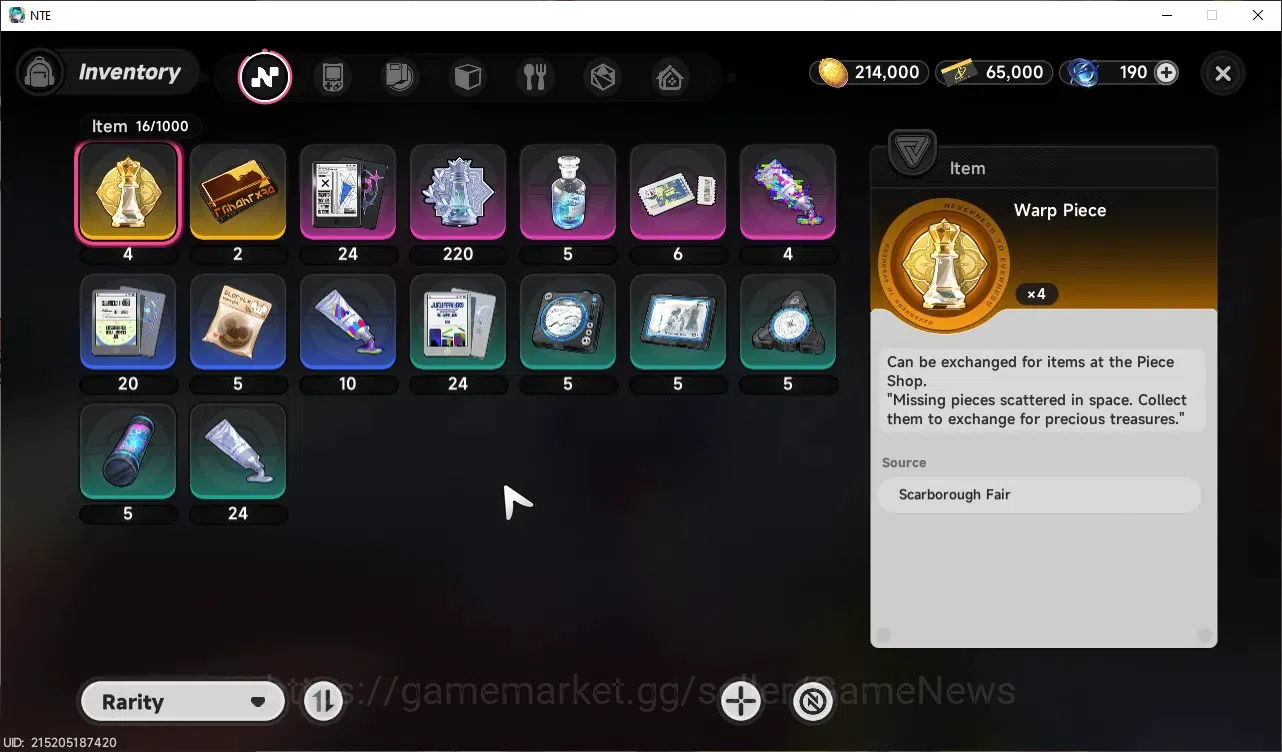 Neverness to Everness Accounts Global SEA|HL 3| 1 Limited [Shinku]Char Standart,Hathor|2 Selector|Selector On 50/50|Male 3