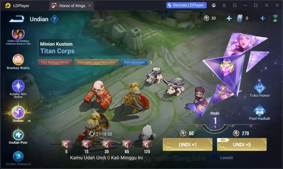 Honor of Kings Accounts Global | 41H/37S | Lady Sun Legend, Angela Legend image 4