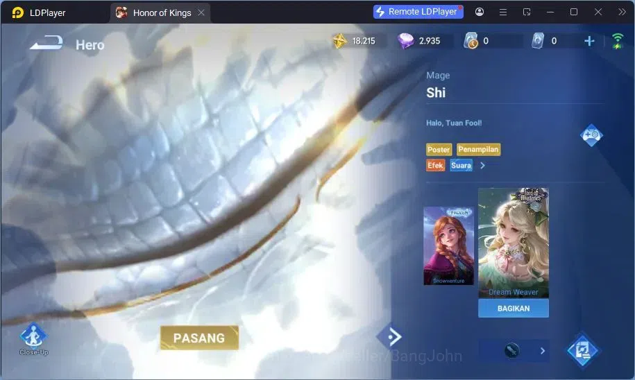 Honor of Kings Accounts Global | 41H/37S | Lady Sun Legend, Angela Legend image 5