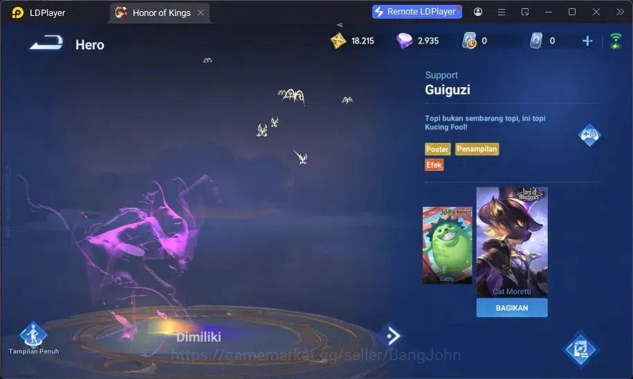 Honor of Kings Accounts Global | 41H/37S | Lady Sun Legend, Angela Legend image 6