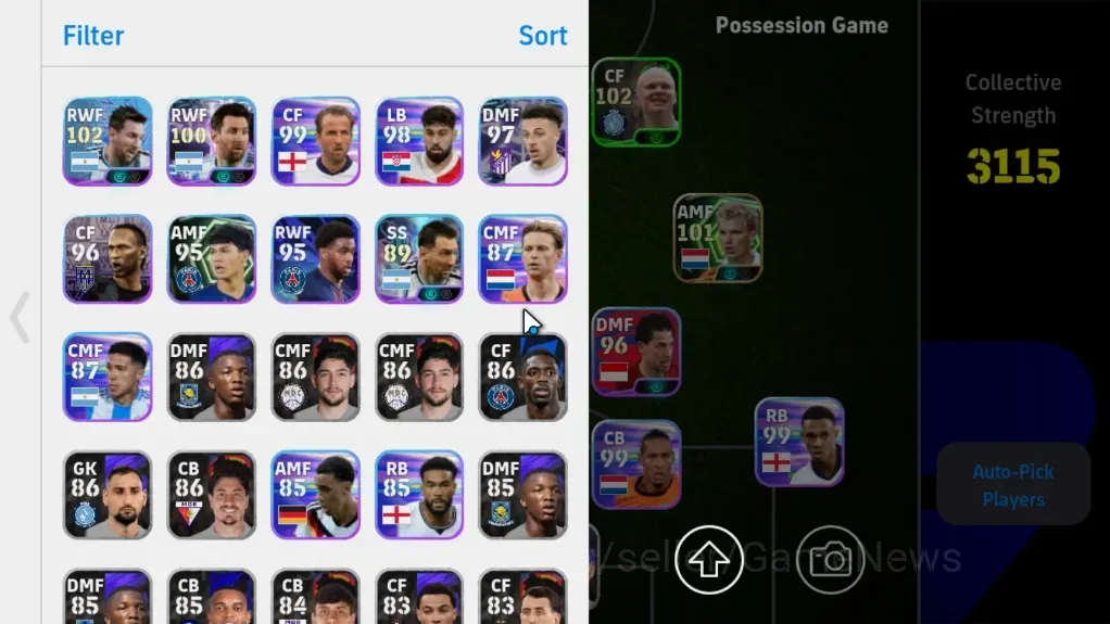 Buy eFootball Accounts - Android | Power 3115 | Big Time Eden