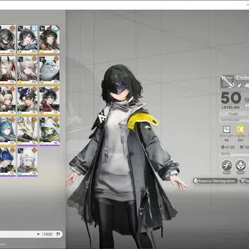 Arknights: Endfield Accounts Asia|Lv55|7 SSR(3 Limited)+9(*6Weapon)|(Arcane,Zhuang Fangyi+Sign)|17k Oro|1 Char Selector+3 Wp