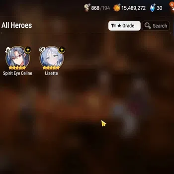 Epic Seven Accounts Mid-Tier GLOBAL UnVerif|New Era|2 ML(Lisete,SE Celine)+Vildred,Estelle,Iseria,Landy,Etc|Poh ON|Abys F