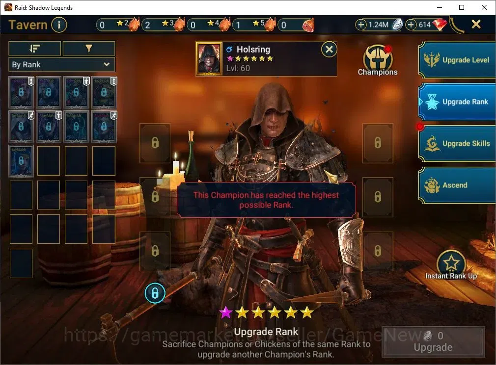 Raid: Shadow Legends Accounts Mid-Game Lv 47|916K Power|23 Legend(GNUT,2 Assasins,Ninja,Artax,Mc 15