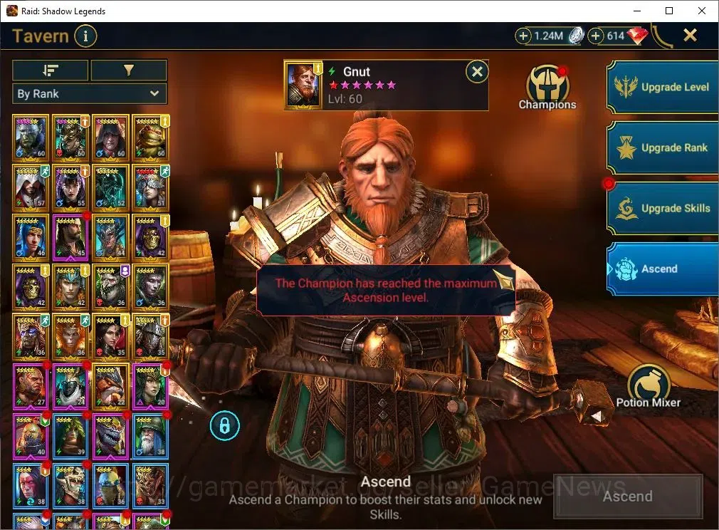 Raid: Shadow Legends Accounts Mid-Game Lv 47|916K Power|23 Legend(GNUT,2 Assasins,Ninja,Artax,Mc 20